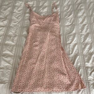 Brandy Melville Red Floral Dress